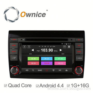 Ownice Android 4.4 touch screen Stereo Car DVD Automotive gps navi For Fiat Bravo with wifi bluetooth phonebook IPOD
